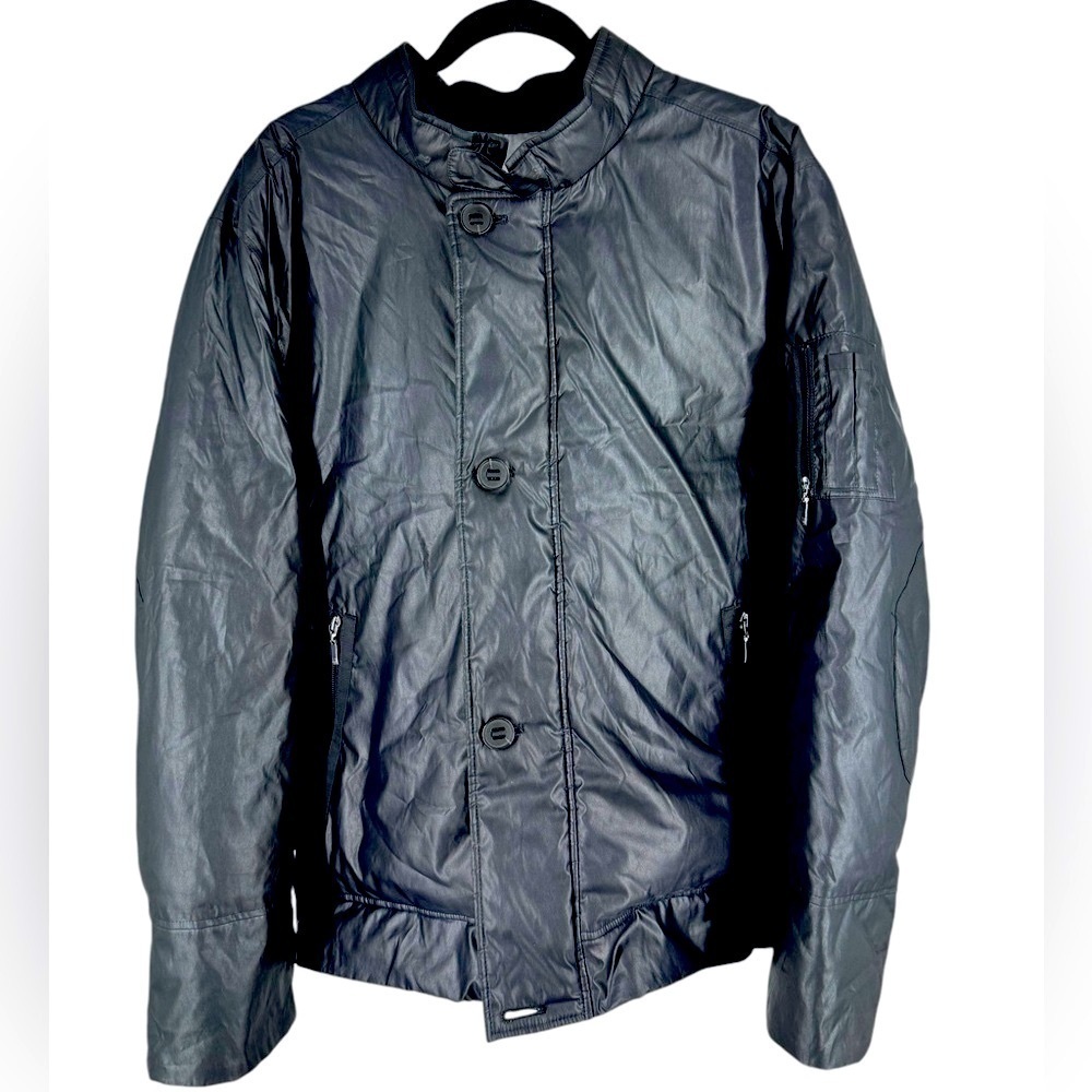 Dunhill puffer jacket black men’s large long
